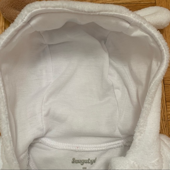 Snugabye Cozy Fleece Puppy One Piece With Hood Size 6M - Picture 8 of 8